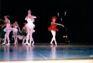 Rachel in her first ballet "solo".